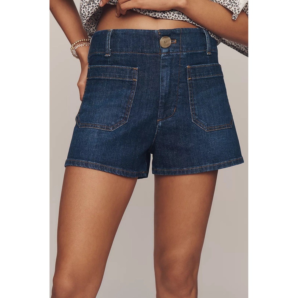 Maeve Colette Denim High-Rise Shorts NWT SIZE 27